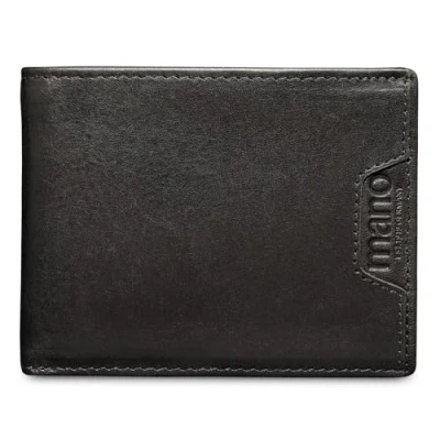 Afbeelding van mano DON Marco Portemonnee, Heren, Maat: One Size, Schwarz