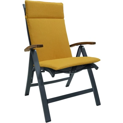 Afbeelding van Tuinkussen Madison Recycled Canvas Gold Hoge Rug