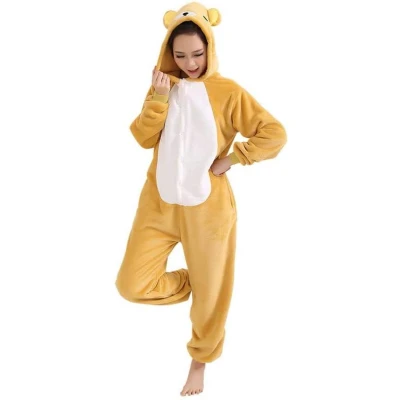 Afbeelding van Beer Onesie Verkleedkleding Volwassenen &amp; Kinderen S (145 159 cm)
