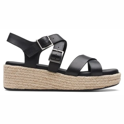 Afbeelding van Sandalettes Clarks Women Kimmei Buckle Black Combi Schoenmaat 38