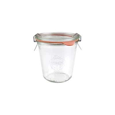 Afbeelding van Weck Weckpot 290 ml deksel, afdichtring, klemmen, 6 stuks in set, glas, doorzichtig, tonda