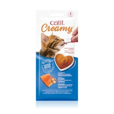 Afbeelding van Cat It Creamy kattensnack 4 x 10 gram Atlantic Salmon