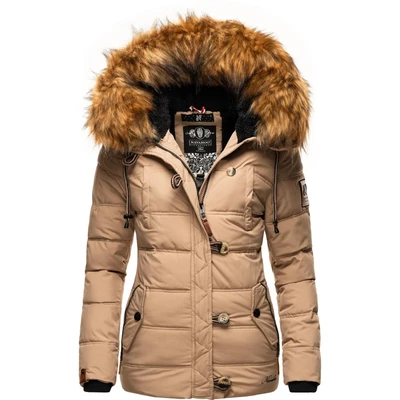 Afbeelding van Navahoo ZOJA Winterjas, Dames, Maat: Small, Taupe grey