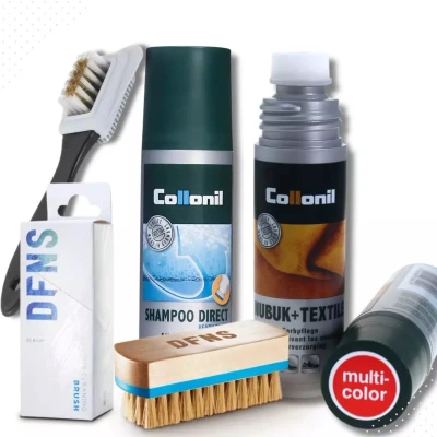 Afbeelding van De Sneaker reiniger Complete Suede Schoenverzorging Set Cleaner color renovator Collonil schoenen borstel