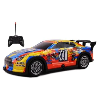 Afbeelding van TURBO CHALLENGE auto Night Race Racing 1/22 094423 Op afstand bestuurbare Oranje Batterijen niet inbegrepen Kunststof Speelgoed voor kinderen Cadeau Vanaf 6 jaar