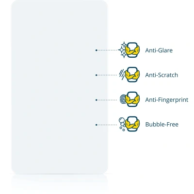 Afbeelding van BROTECT Screenprotector voor Standaardmaten met 16 inch Schermen [344 mm x 215 mm, 16:10] Folie Beschermfolie matte