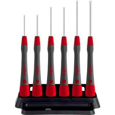Afbeelding van Wiha 267PK601 Fijnschroevendraaierset PicoFinish® TORX® 7 delig incl. houder 42996