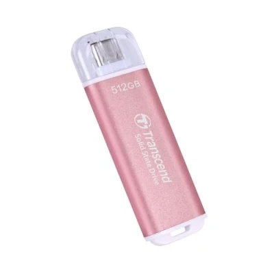 Afbeelding van Transcend TS2TESD300P externe solide state drive 512GB Pink