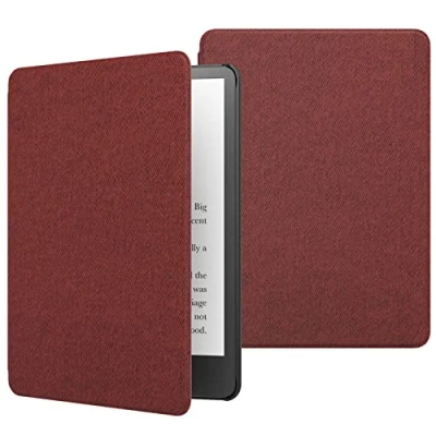Afbeelding van MoKo Case for 6.8&quot; kindle Paperwhite (11th Generation 2021) and Signature Edition, Lightweight Shell Cover with Auto Wake/Sleep 2021, Wine Red