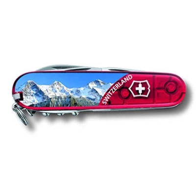 Afbeelding van Victorinox. Offizierm. rot, transp. in gross Blister
