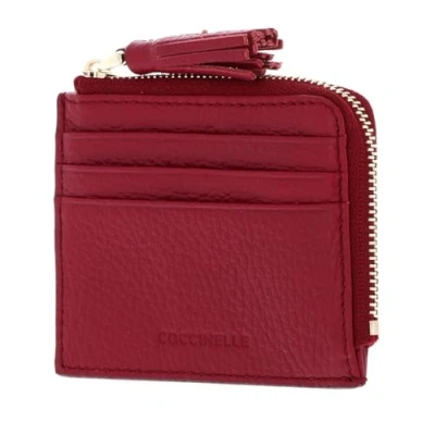 Afbeelding van Coccinelle Tassel Portemonnee, Dames, Maat: One Size, Sangria