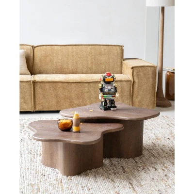 Afbeelding van By Boo Salontafel Fall (Set van 2) Bruin
