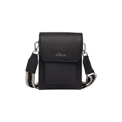 Afbeelding van s.Oliver Handliche MINI MIT Smartphonefach UND Magnetverschluss Schoudertas, Dames, Maat: One Size, Schwarz