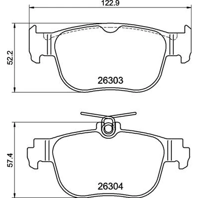 Afbeelding van Brembo Remblokset P 85 189