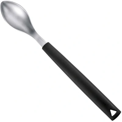 Afbeelding van Triangle Quenelle Lepel Groot 8 cm Roestvrij Staal Ergonomisch &amp; Vaatwasserbestendig
