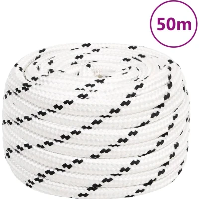 Afbeelding van vidaXL Werktouw 18 mm 50 m polyester wit