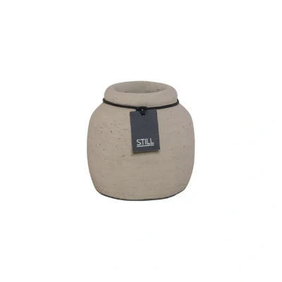 Afbeelding van STILL Kleine Vaas Taupe 2 stuks 12 x cm