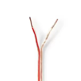 Afbeelding van Luidsprekerkabel op rol 100 meter (1.5 mm², 100% koper, Transparant)