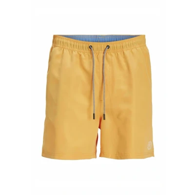 Afbeelding van Jack &amp; Jones Jpstfiji JJ Solid Zwemshorts, Heren, Maat: Small, Apricot