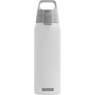Afbeelding van SIGG Geïsoleerde drinkfles Shield Therm One White Geschikt voor koolzuurhoudende dranken Lekvrij Vaatwasmachinebestendig BPA vrij 90% gerecycled roestvrij staal Wit 0.75L