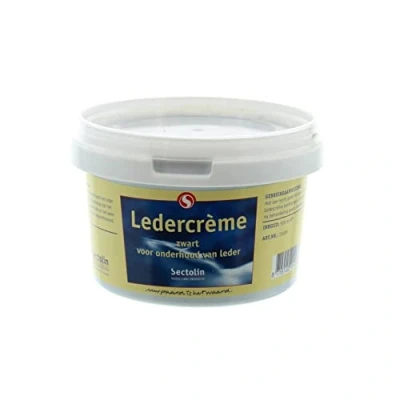 Afbeelding van Sectolin Ledercrème zwart 500ml