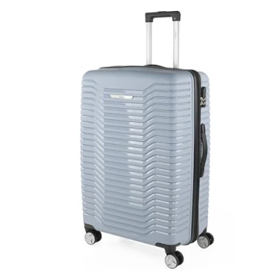 Afbeelding van ITACA Kofferset reiskofferset van zeer robuust materiaal, met combinatieslot 760600, Grijsblauw, L, casual