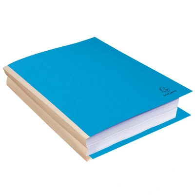 Afbeelding van PK 10 map linnen rug ROCK&quot;S 320 blauw per