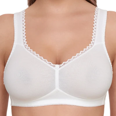 Afbeelding van BH zonder beugel Organic cotton Susa wit 80E