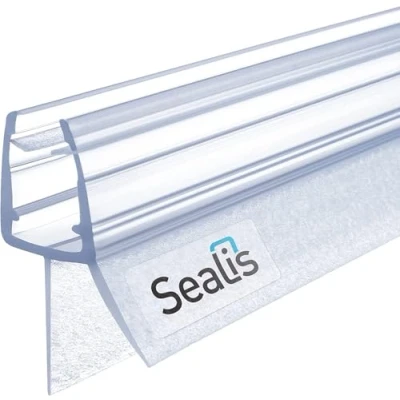 Afbeelding van Sealis vervangende doucheafdichting, afdichting voor 5 mm/6 mm/7 mm/8 mm glasdikte, douchecabine, waterafstotende afdichtring, transparant