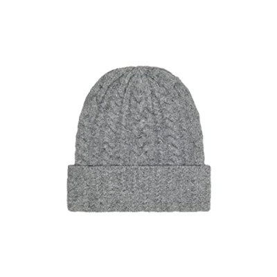 Afbeelding van ONLY Onlsally LIFE Cable Beanie Muts, Dames, Maat: One Size, Light grey melange