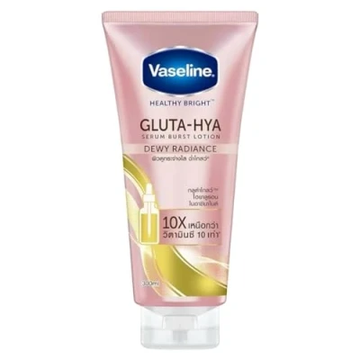 Afbeelding van Vaseline Gluta Hya Dewy Radiance Lotion voor gezicht en lichaam Geeft een helderdere huid Glutathion &amp; Niacinamide Infused Moisturizer, 300ml