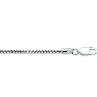 Afbeelding van Zilveren Ketting Slang Rond 2,0 mm x 50 cm lang