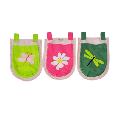 Afbeelding van Leen Bakker Vipack 3 Zakjes Spring Roze 51,5x30x3cm Bedden Katoen