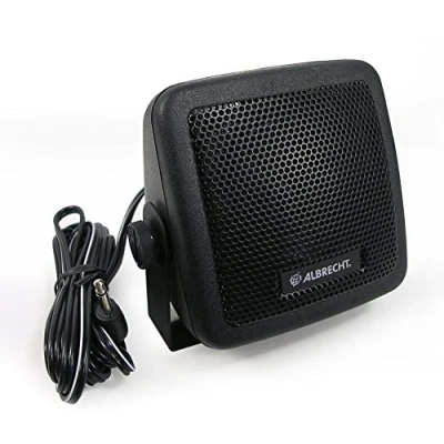 Afbeelding van Albrecht CB 150 draadloze luidspreker, 71150, 2 m kabel met 3,5 mm stekker, zwart (zwart)