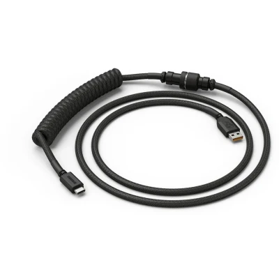 Afbeelding van Glorious PC Gaming Race Coiled Zwart 1,37 m USB Type A, C