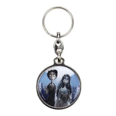 Afbeelding van Corpse Bride Metal Keychain Victor &amp; Emily