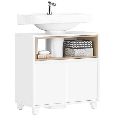 Afbeelding van Zinkkast ijdelheid opslag MDF &amp; PB materiaal voorkomt houtrot 60x61x30cm