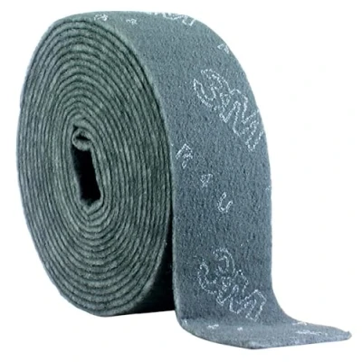 Afbeelding van 3M Scotch Brite slijpvlies ultra fine 125mm 10 meter CF RL Grijs