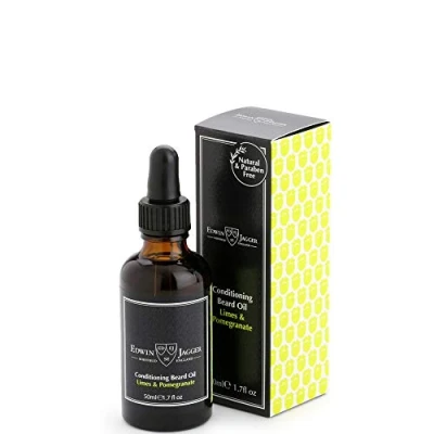 Afbeelding van Edwin Jagger Olie Beard &amp; Moustache Conditioning Oil 50ml Voor Mannen
