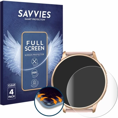 Afbeelding van Savvies Screenprotector voor Ruxingx G35 1.32&quot; Folie Beschermfolie transparant volledig dekking (4 Stuks)