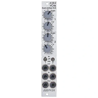 Afbeelding van Doepfer A 130 2 Dual linear/exponential VCA Slim Line modular synthesizer