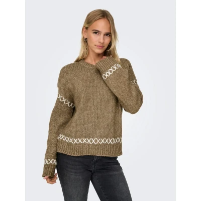 Afbeelding van Pull onlamanda life ls o neck detai only
