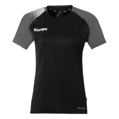 Afbeelding van Kempa Ambition Sport Tshirt, Dames, Maat: XL, Schwarz anthra