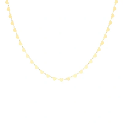 Afbeelding van OOZOO Jewellery goudkleurige ketting met hartjes SN 2013
