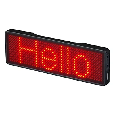 Afbeelding van Scalewbin Bluetooth LED Naam Badge Oplaadbare Licht Teken DIY Programmeerbare Scrolling Message Board Display LED, Type 2
