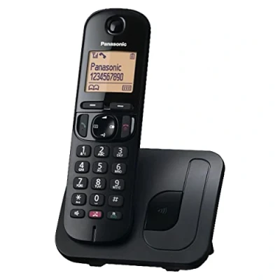 Afbeelding van Panasonic KX TGC250 Cordless Utilizzo Semplice Funzione Sveglia e Vivavoce Nero
