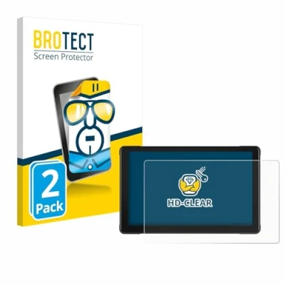 Afbeelding van BROTECT Screenprotector voor Podofo Motorrad Carplay 7&quot; Folie Beschermfolie transparant (2 Stuks)