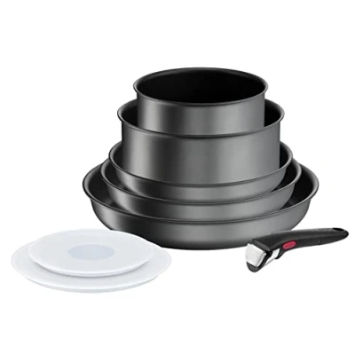 Afbeelding van Tefal Ingenio Kookgerei 20 p, pannen, potten, inductie, duurzame antiaanbaklaag, stapelbaar, vaatwasmachinebestendig, gemaakt in Frankrijk, Daily Chef On L7619402