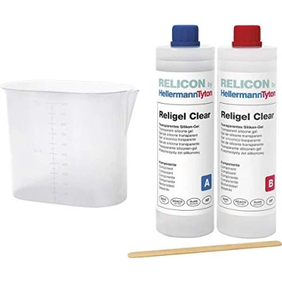 Afbeelding van HellermannTyton 435 00754 Religel Clear 1000 SIG CL Tweecomponenten gel Inhoud: 1 stuk(s)