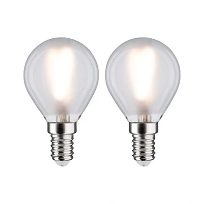 Afbeelding van Paulmann 28638 LED lamp druppel 2x3W verlichtingsmiddel mat peer verlichting 2700 K E14
